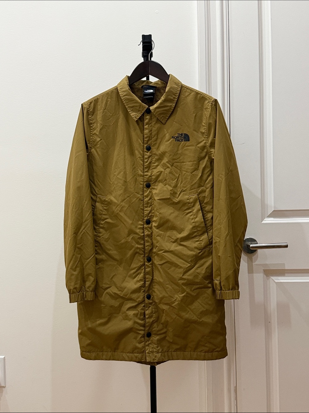 The North Face Windwall Logo Brown Trench Coat - Picture 3 of 6